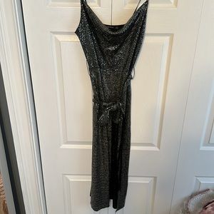 Zara dress sparkly gown looks brand new